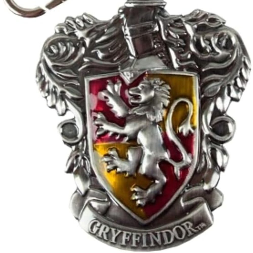 Harry Potter Gryffindor Crest Pewter Key Chain Officially Licensed Hogwarts